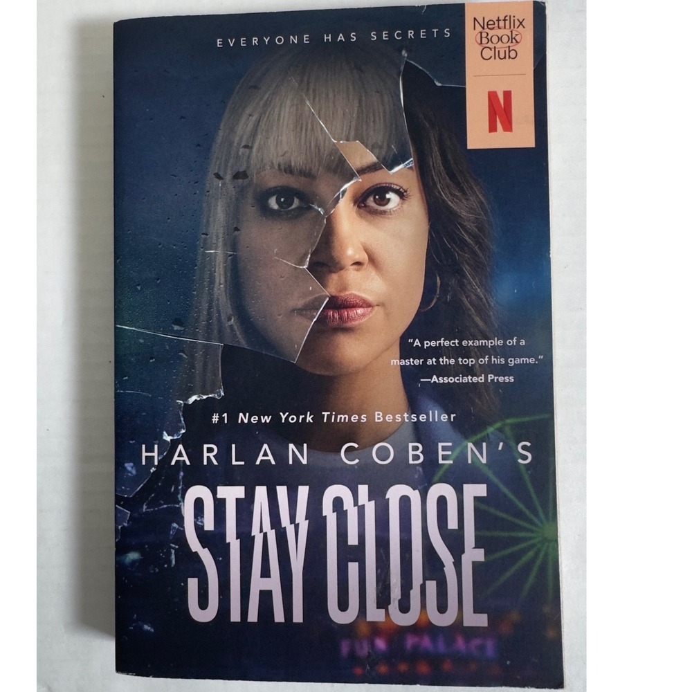 Harlan Coben Stay Close Book Adult OS Blue Good Netflix Tie-In Paperback‎